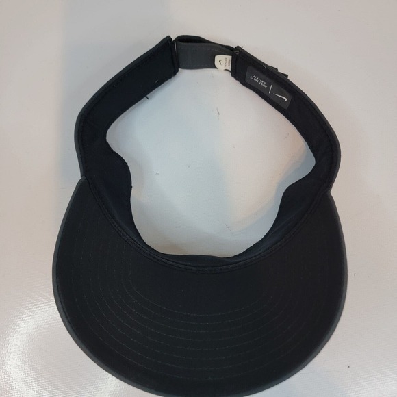 Nike Adult Unisex Golf Visor Black‎ Embroidery Adjustable Dri-Fit Just Do It - Picture 7 of 9